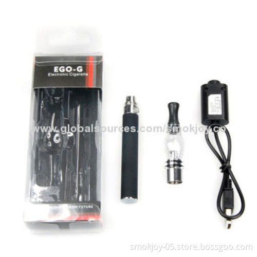 Smokjoy Wax E Cig Wholesale China eGo G in Blister Kit with 2.8mL Capacity, Clear Color